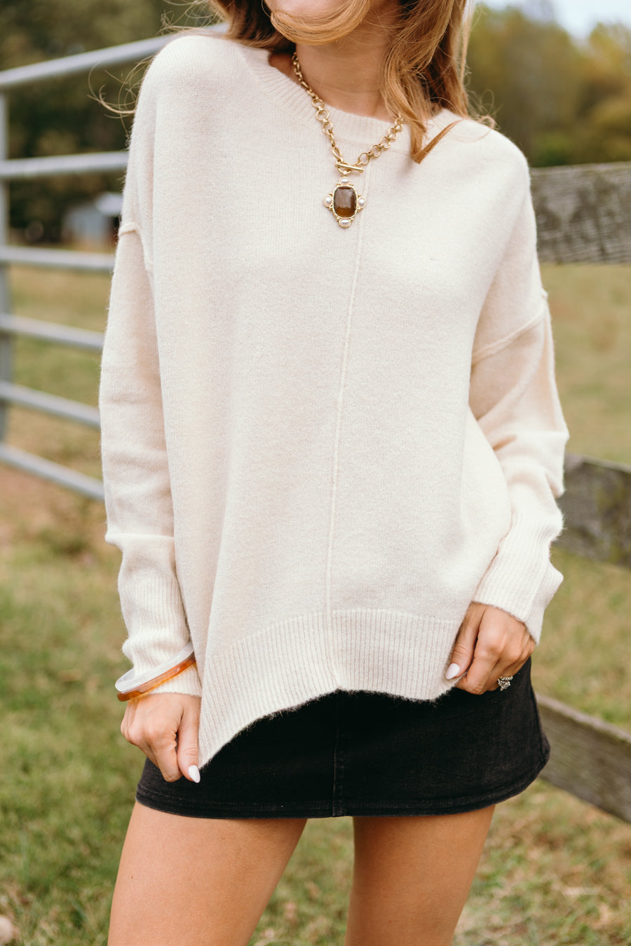 Cut to the Chase Sweater