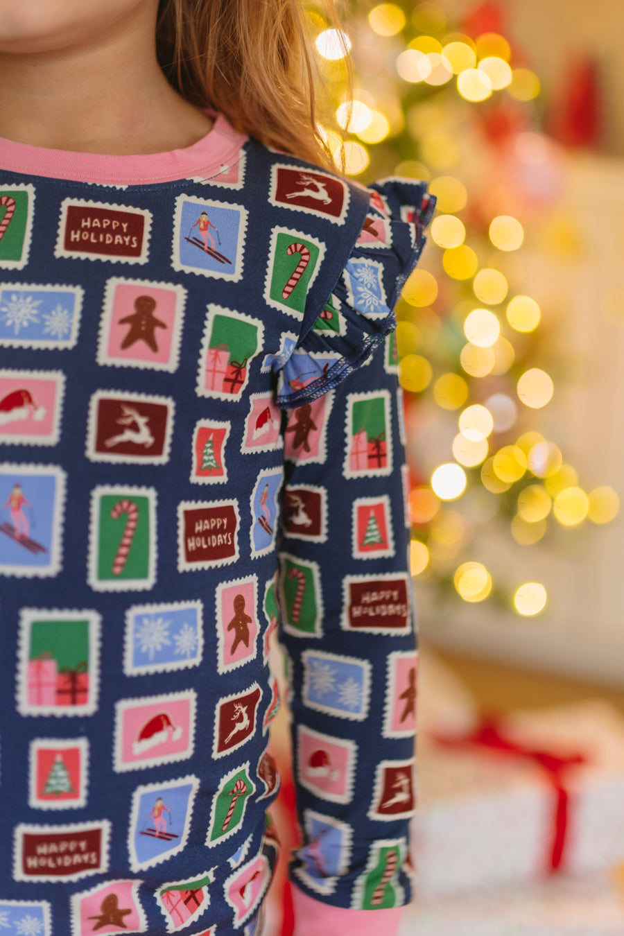 Postcards to Santa Kids (Girls) Two-Piece Set
