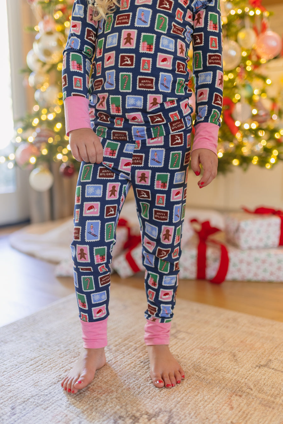 Postcards to Santa Kids (Girls) Two-Piece Set