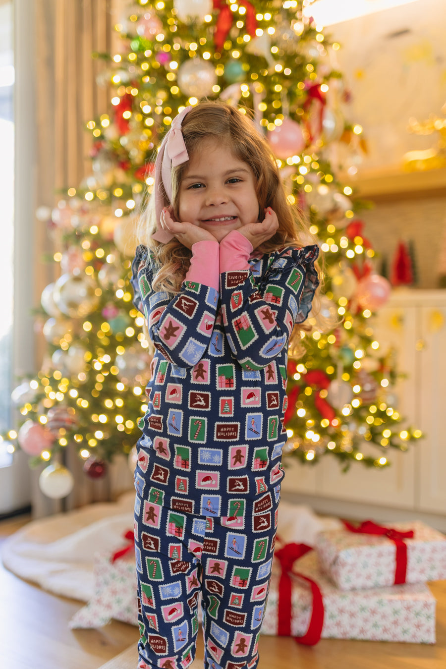 Postcards to Santa Kids (Girls) Two-Piece Set