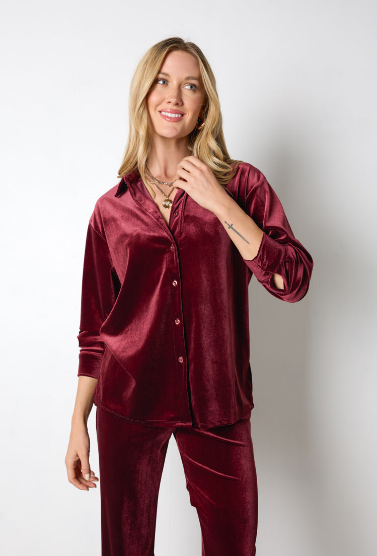 Fraser Fir Velvet Top