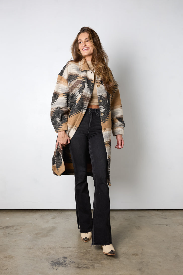 Feeling Clever Long Coat