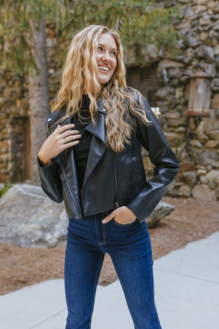 A Little Edgy Moto Jacket