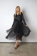 Retrograde Midi Skirt