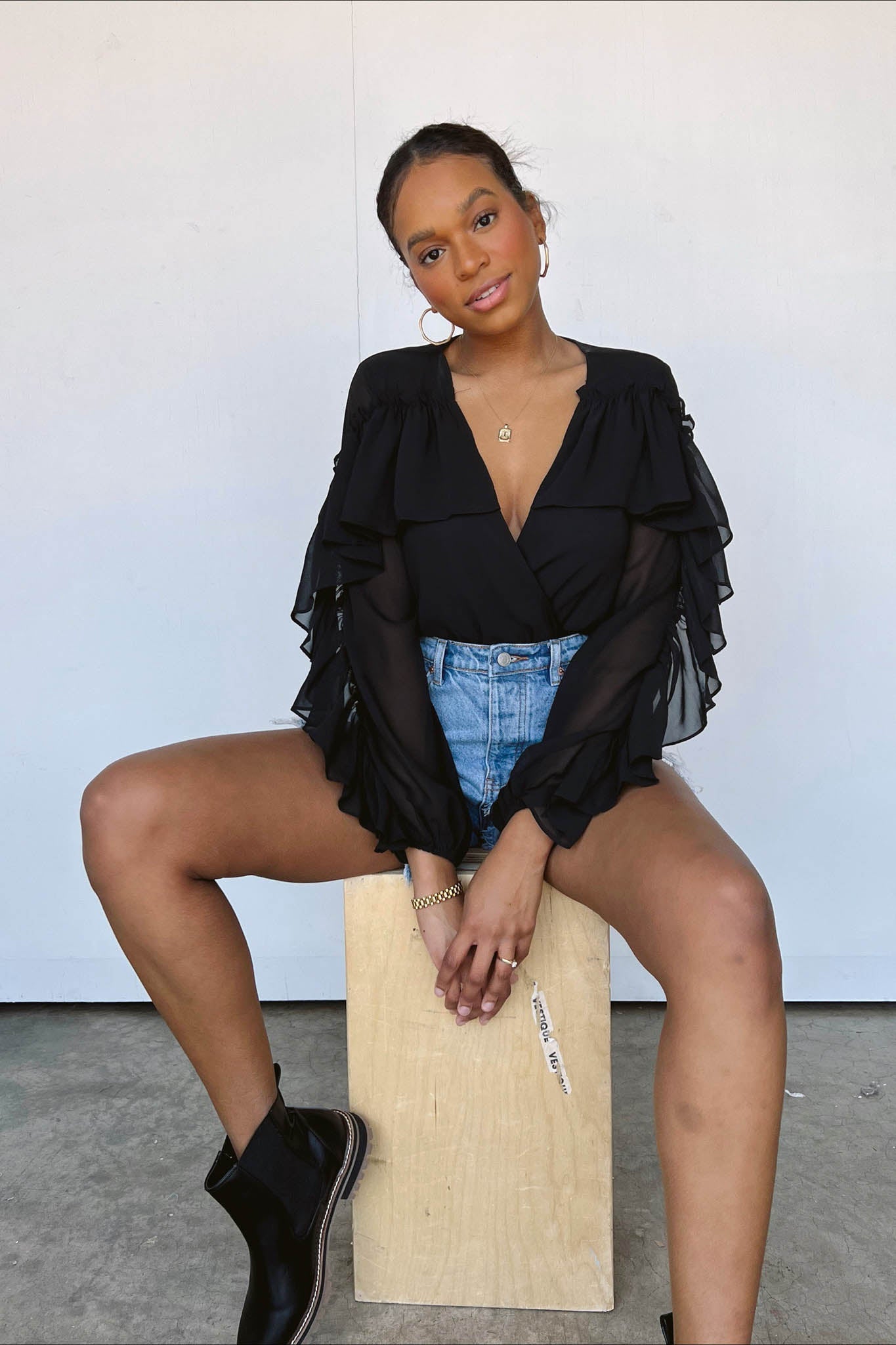 Frilled To Be Here Bodysuit