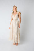 Sipping Champagne Maxi Dress
