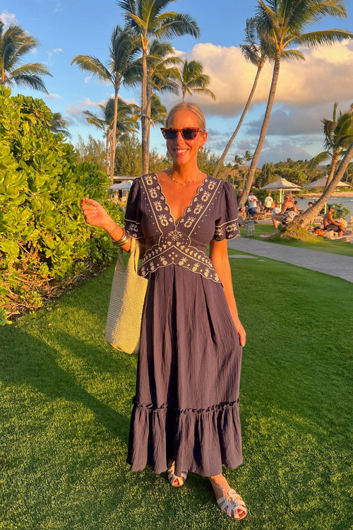 Bright Blue Morning Dress