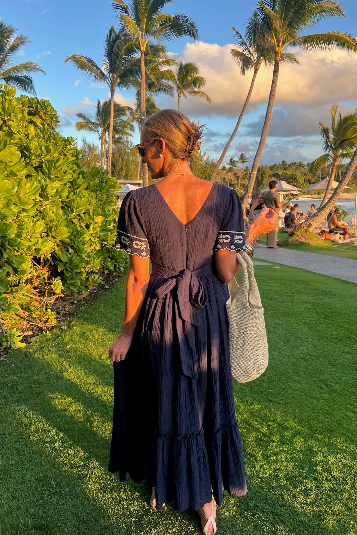 Bright Blue Morning Dress