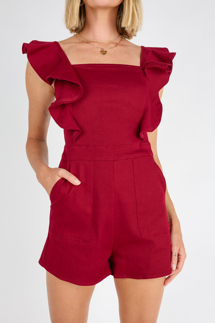 Fever Pitch Romper