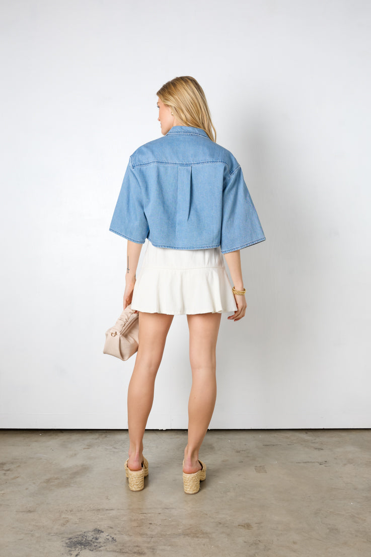 Maria Denim Top