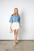 Maria Denim Top