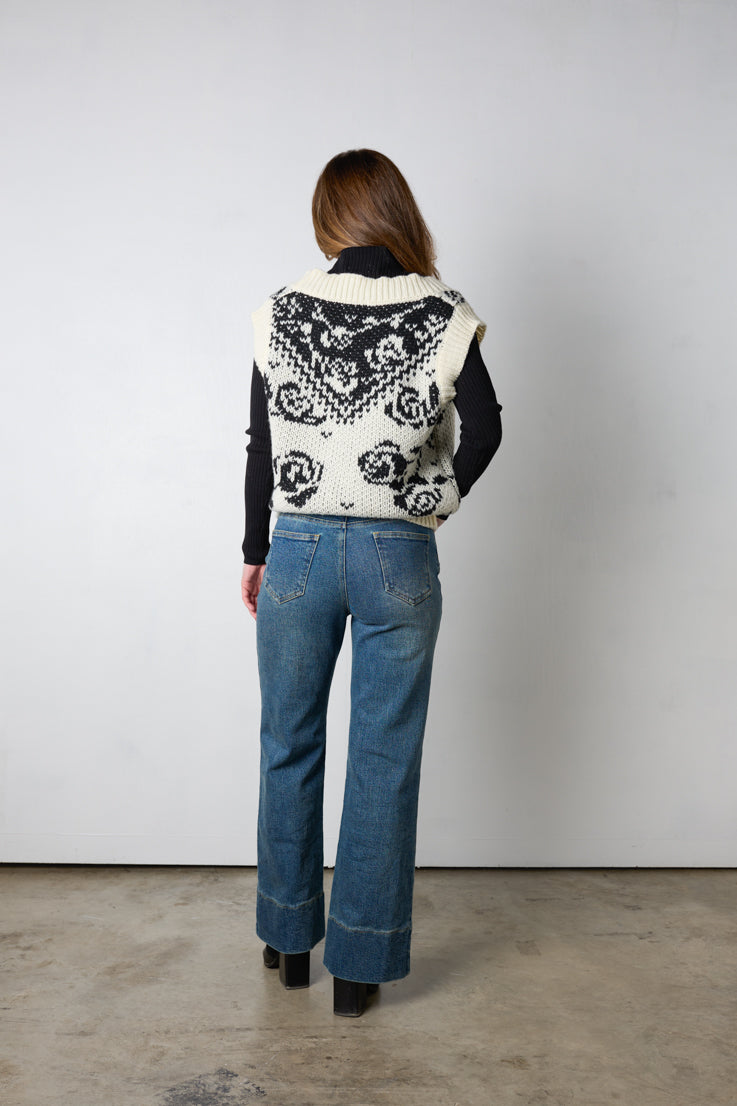 English Rose Sweater Vest