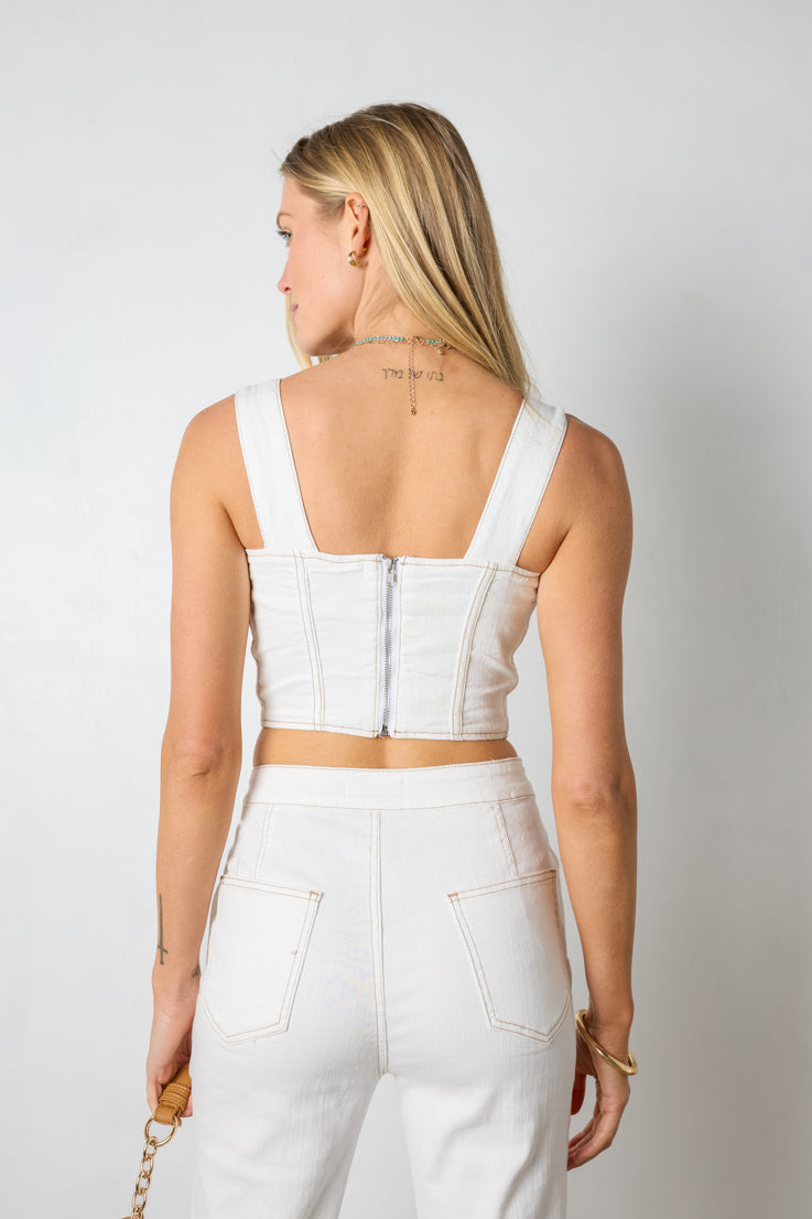 Hadley Denim Top