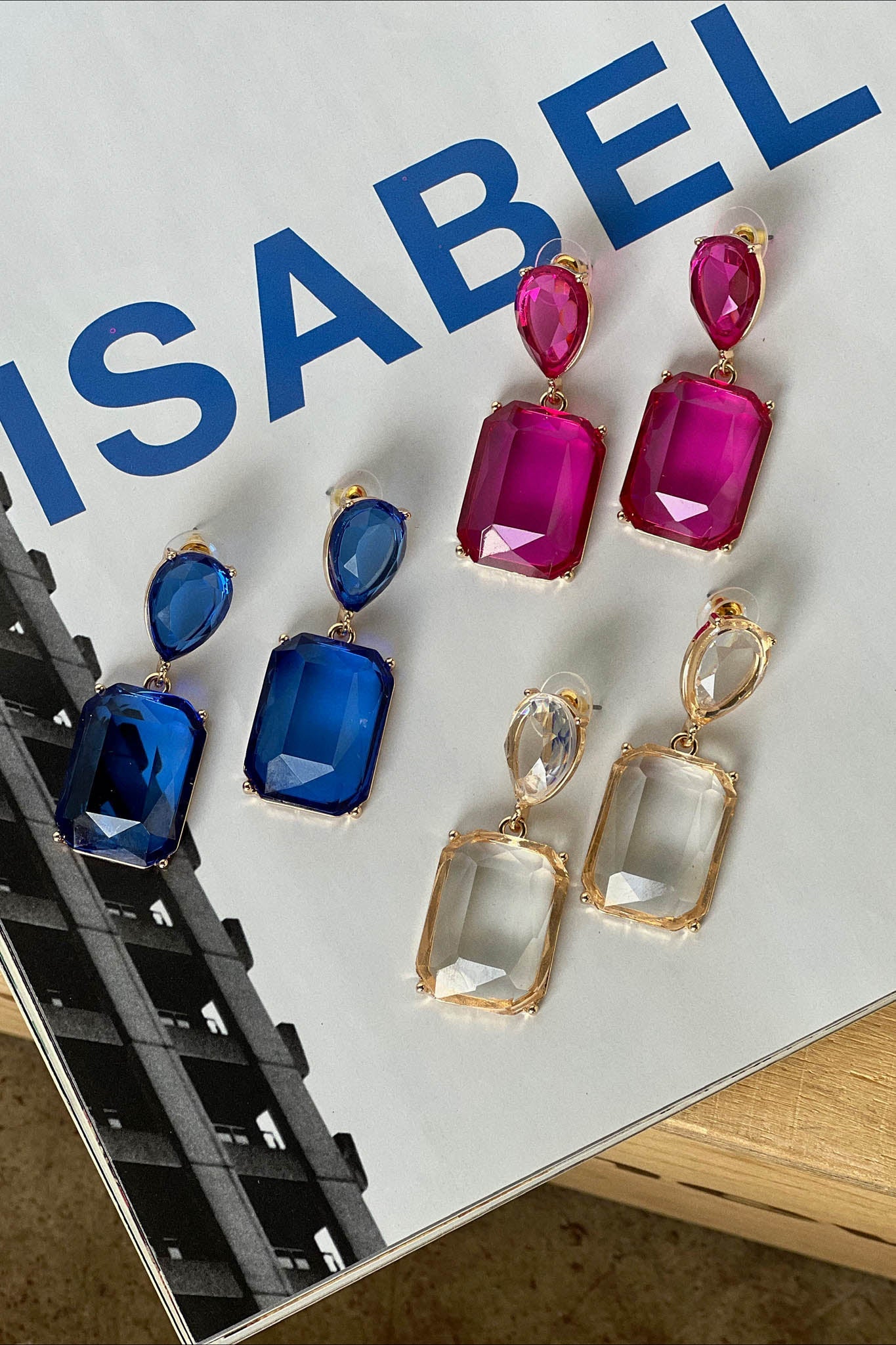 Crystal Raindrop Earrings