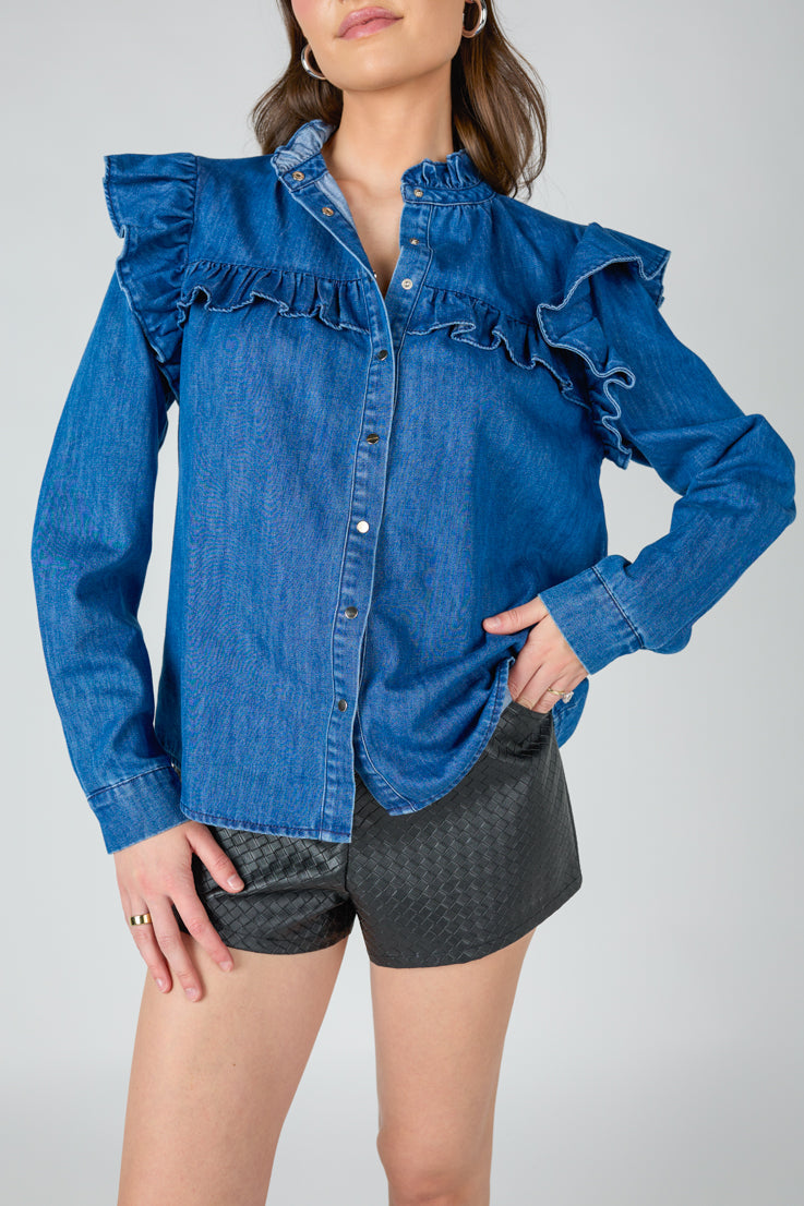 Ella Denim Top