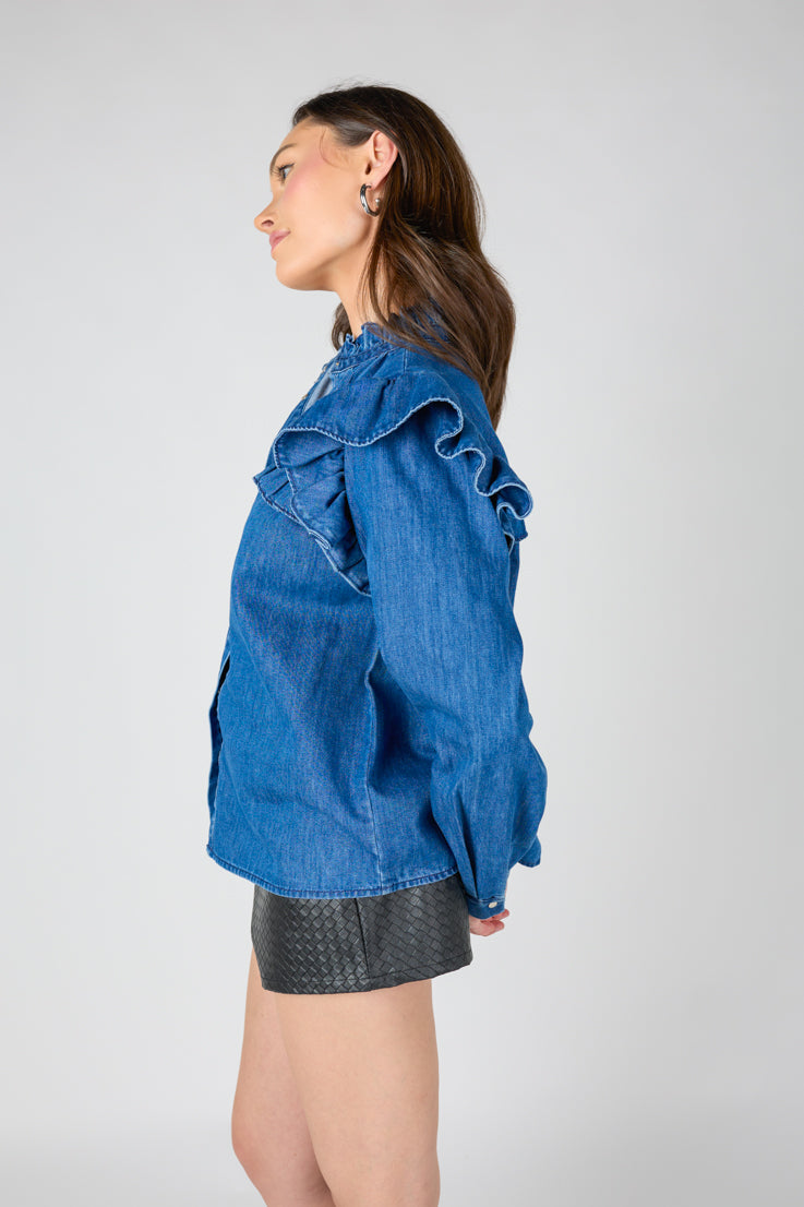 Ella Denim Top