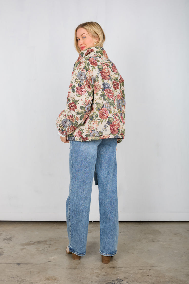 Cottagecore Puffer Jacket