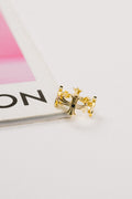 Gold Cross Adjustable Ring