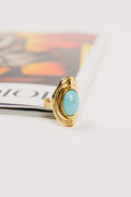 Turquoise Moonstone Ring