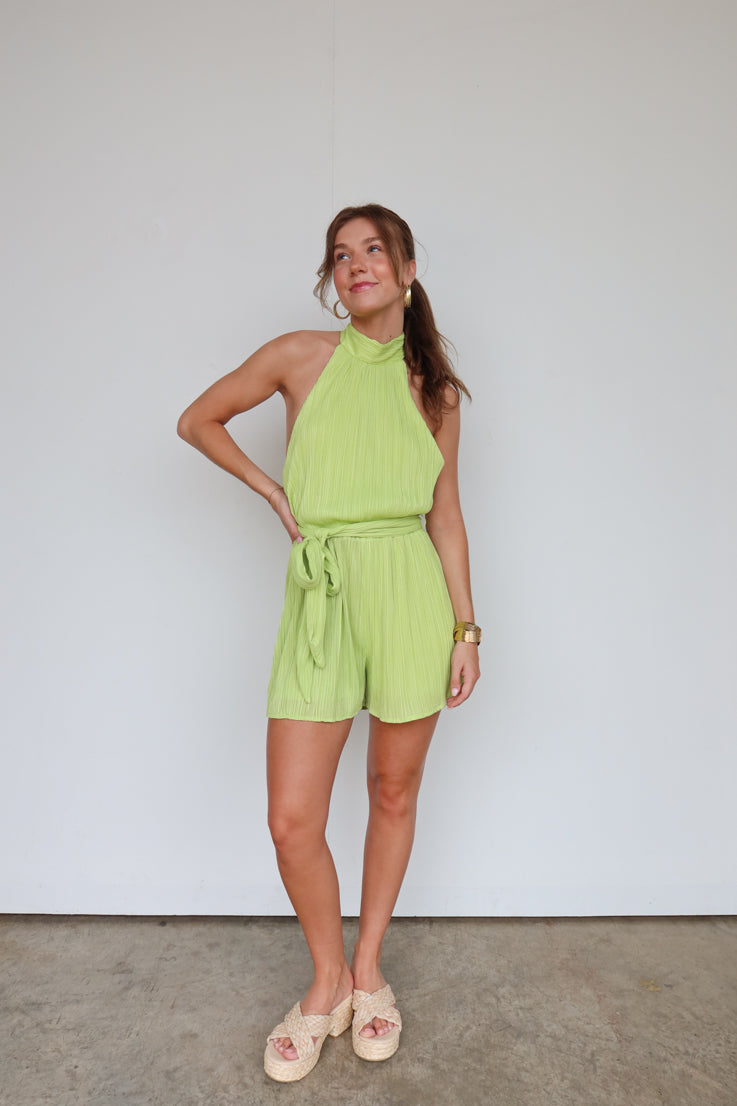 Lime Lover Romper
