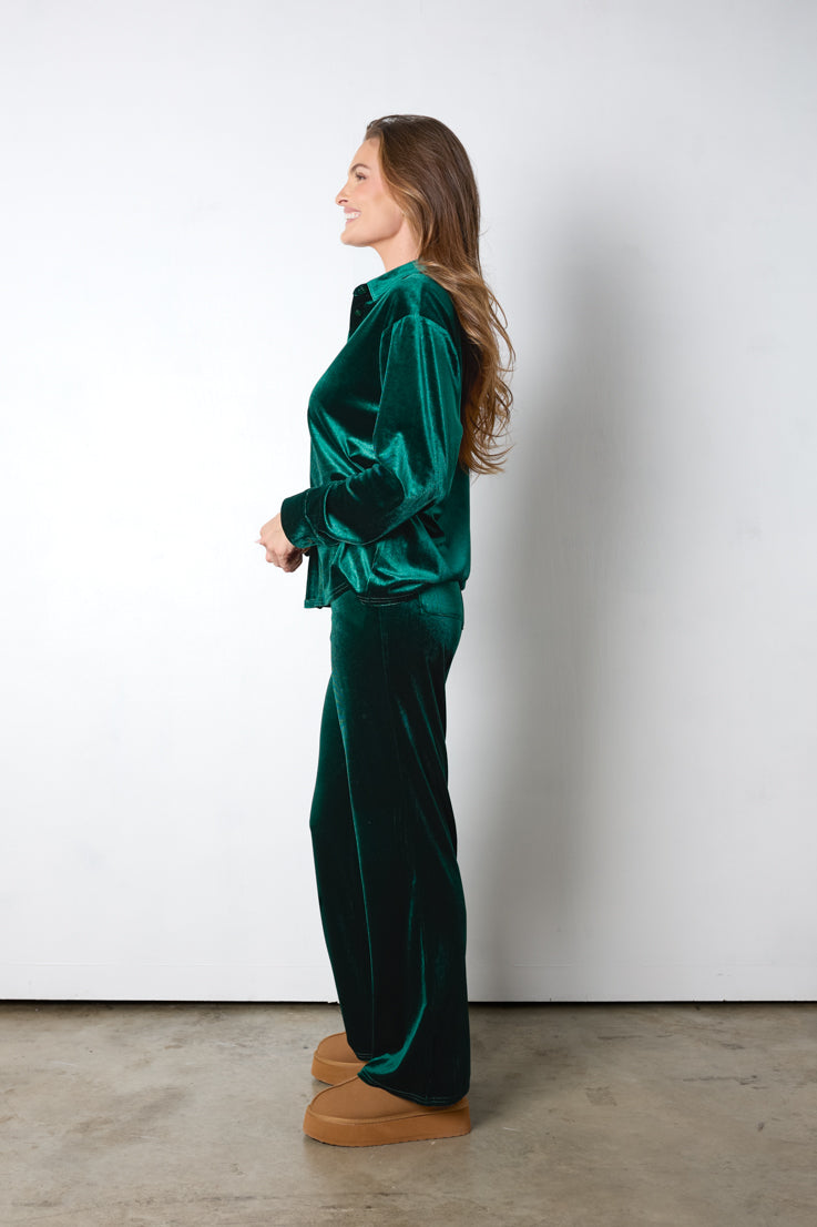 Fraser Fir Velvet Top
