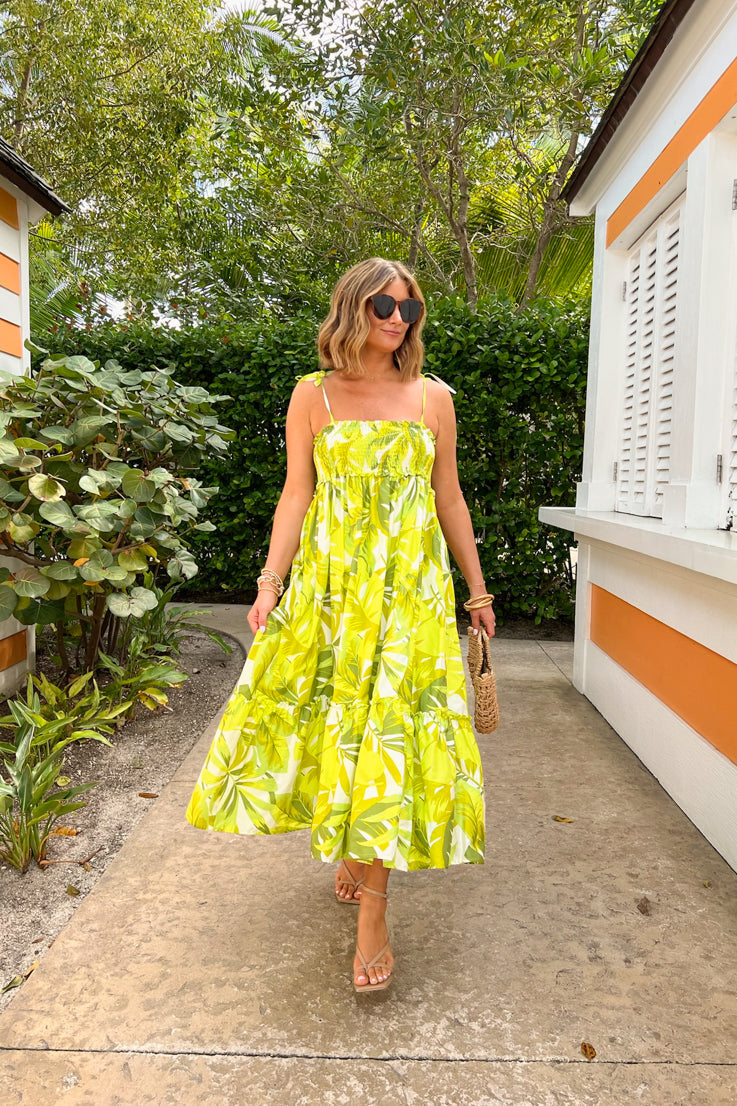 Palm Fronds Maxi