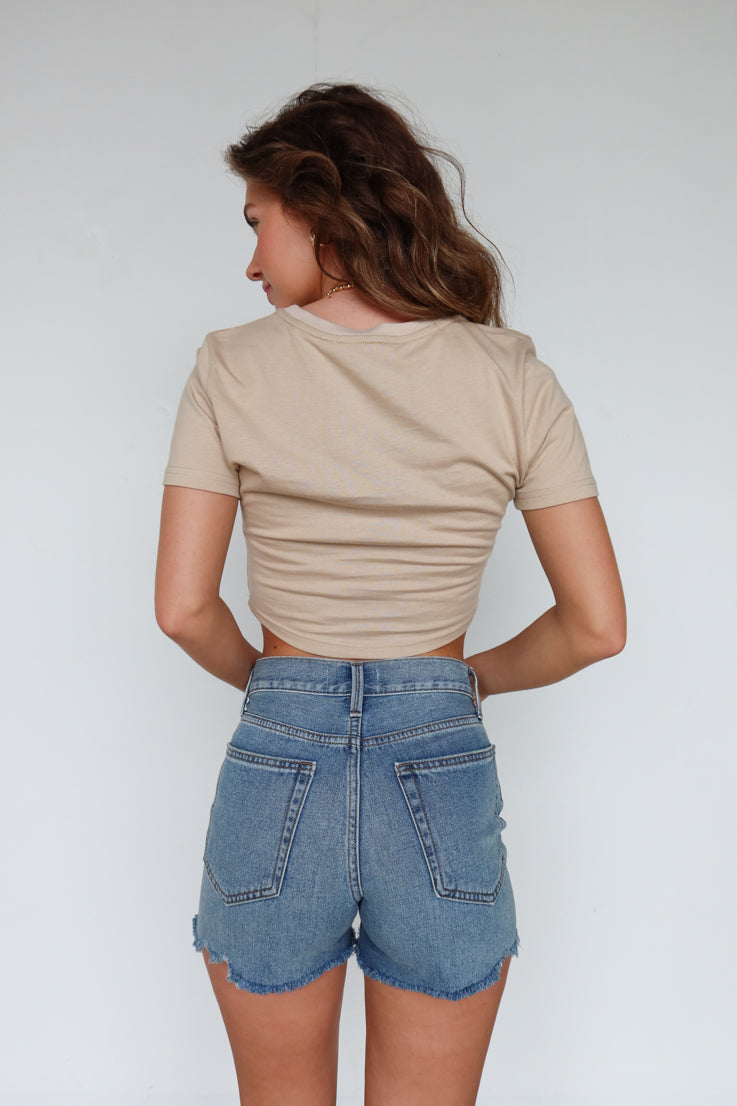 Good Times Ahead Denim Shorts