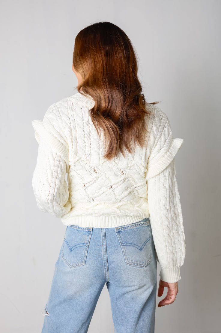 Marshmallow Creme Sweater