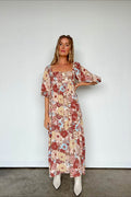 Retro Daisies Maxi Dress