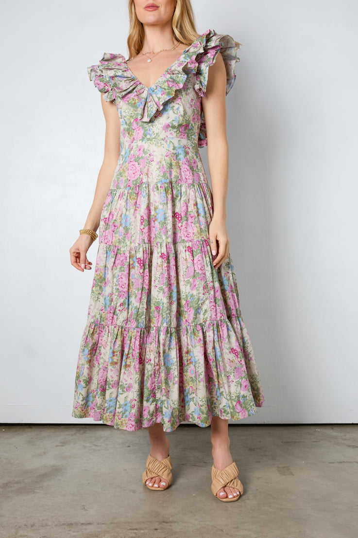 Garden of Eden Midi Dress