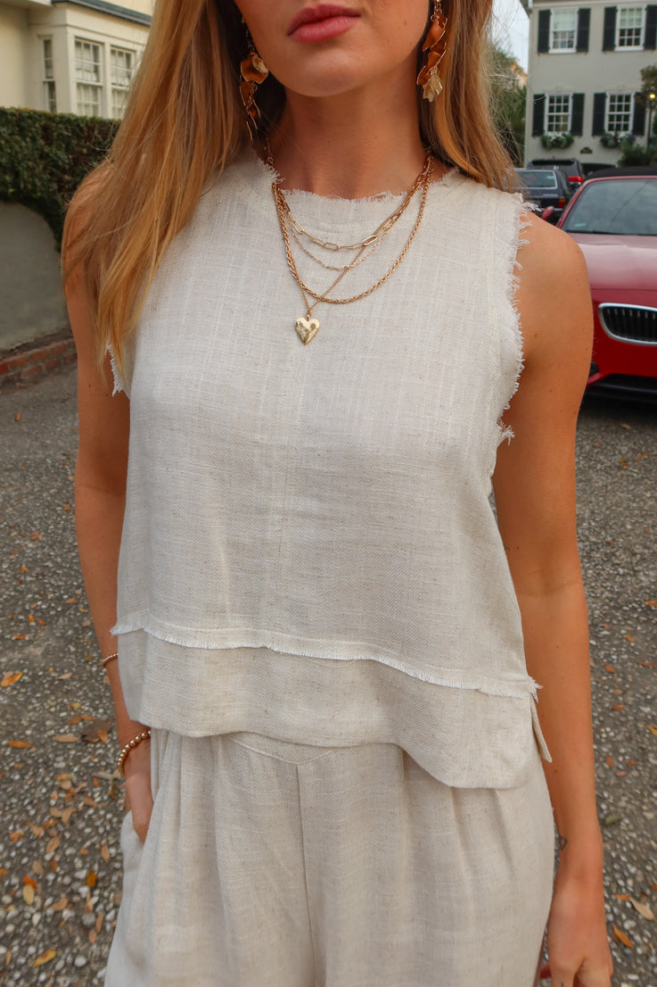 London Linen Top