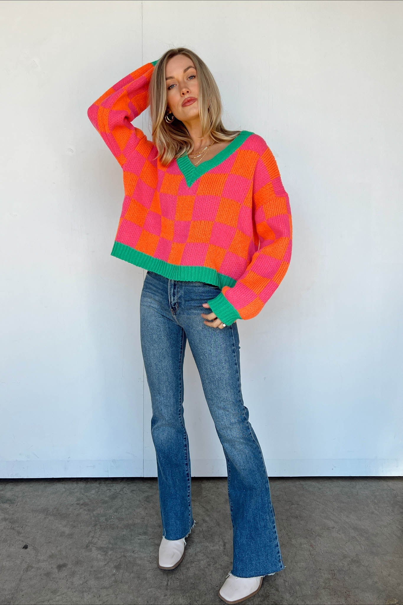 Rainbow Sherbet Sweater