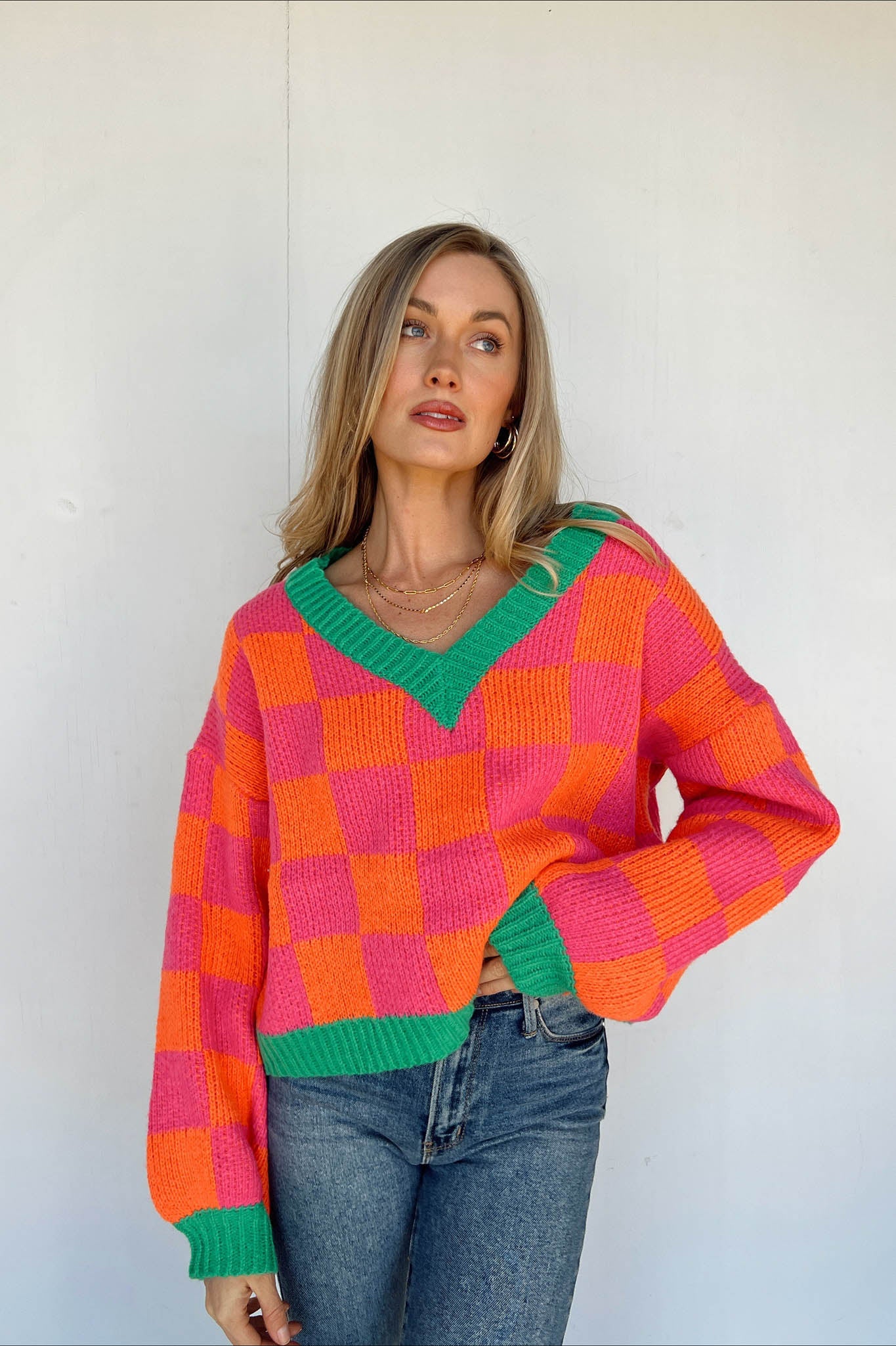 Rainbow Sherbet Sweater