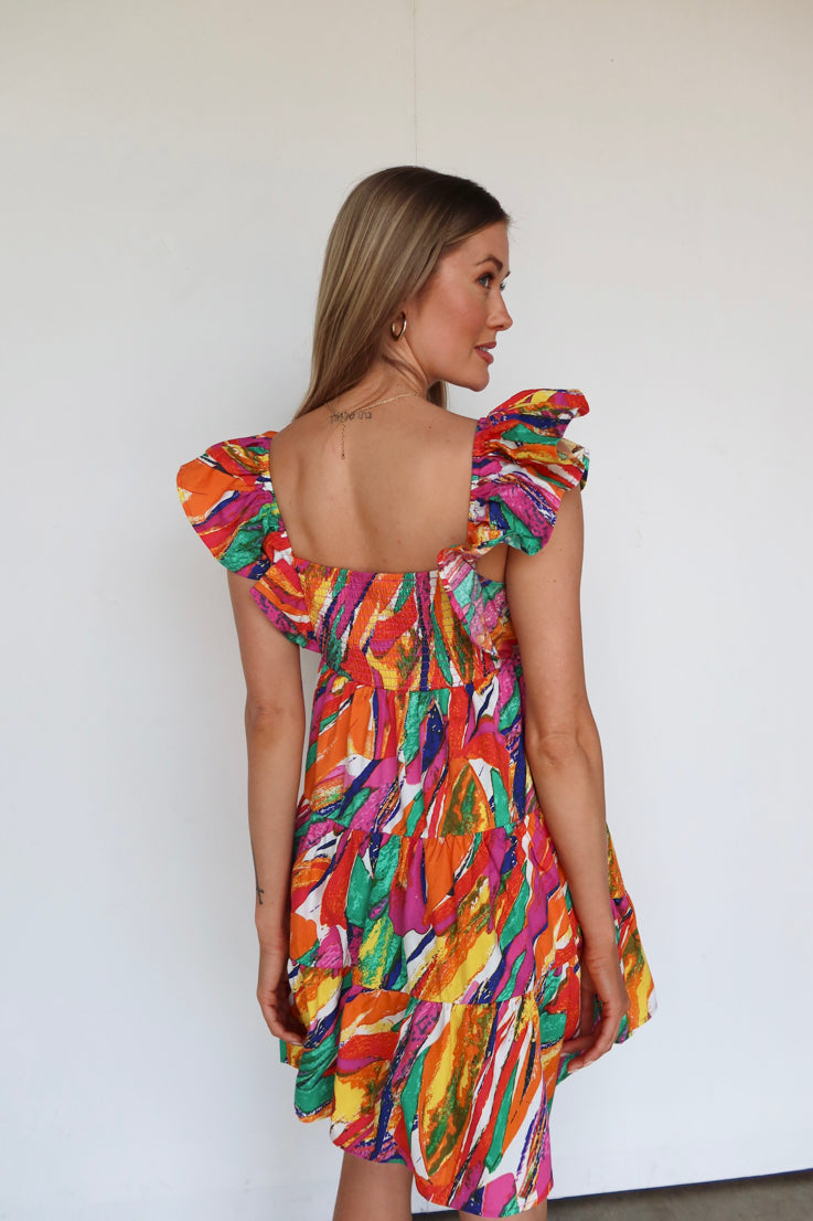 Prismatic Mini Dress