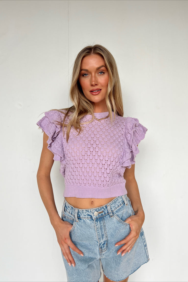Sweet Lavender Sweater