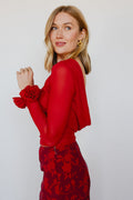 Poinsettia Top