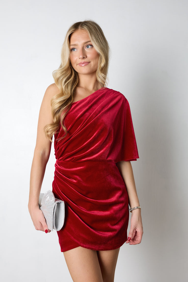 Poinsettia Mini Dress