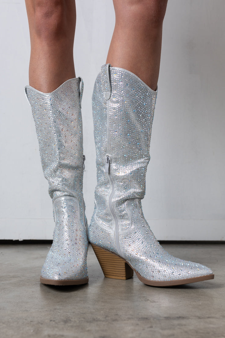 Bejeweled Boots
