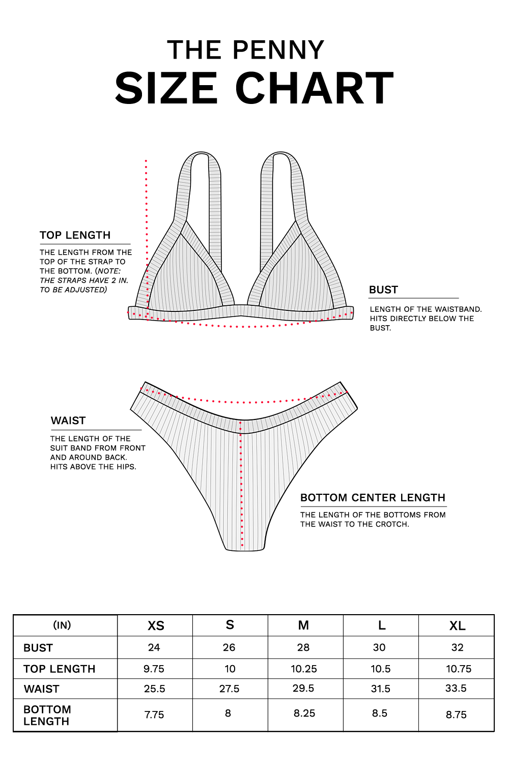 Penny Two Piece Swimsuit - Top