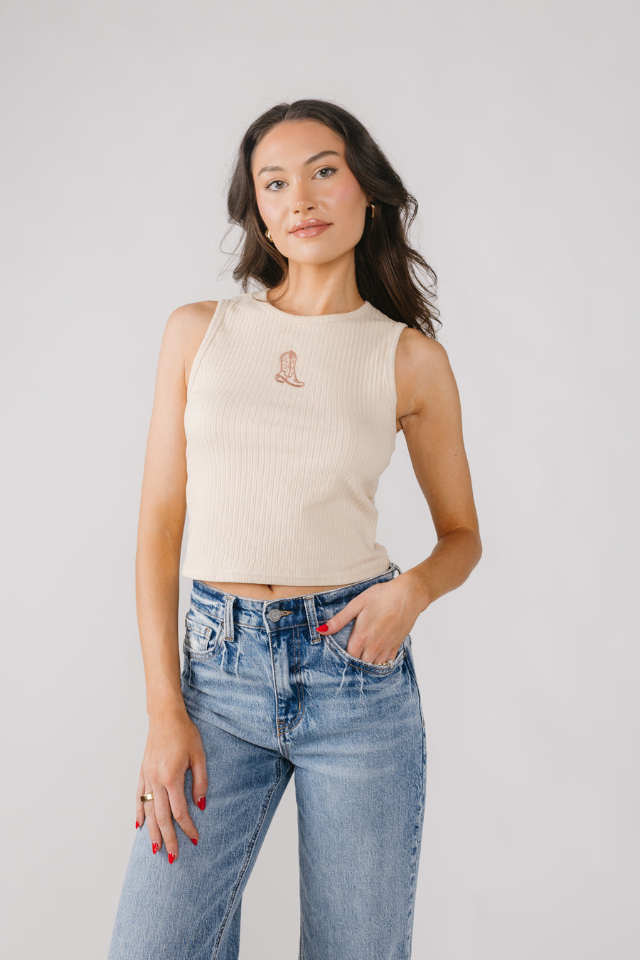 Cowgirl Boots Tank Top
