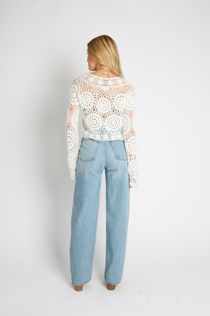 Make Friends Crochet Top