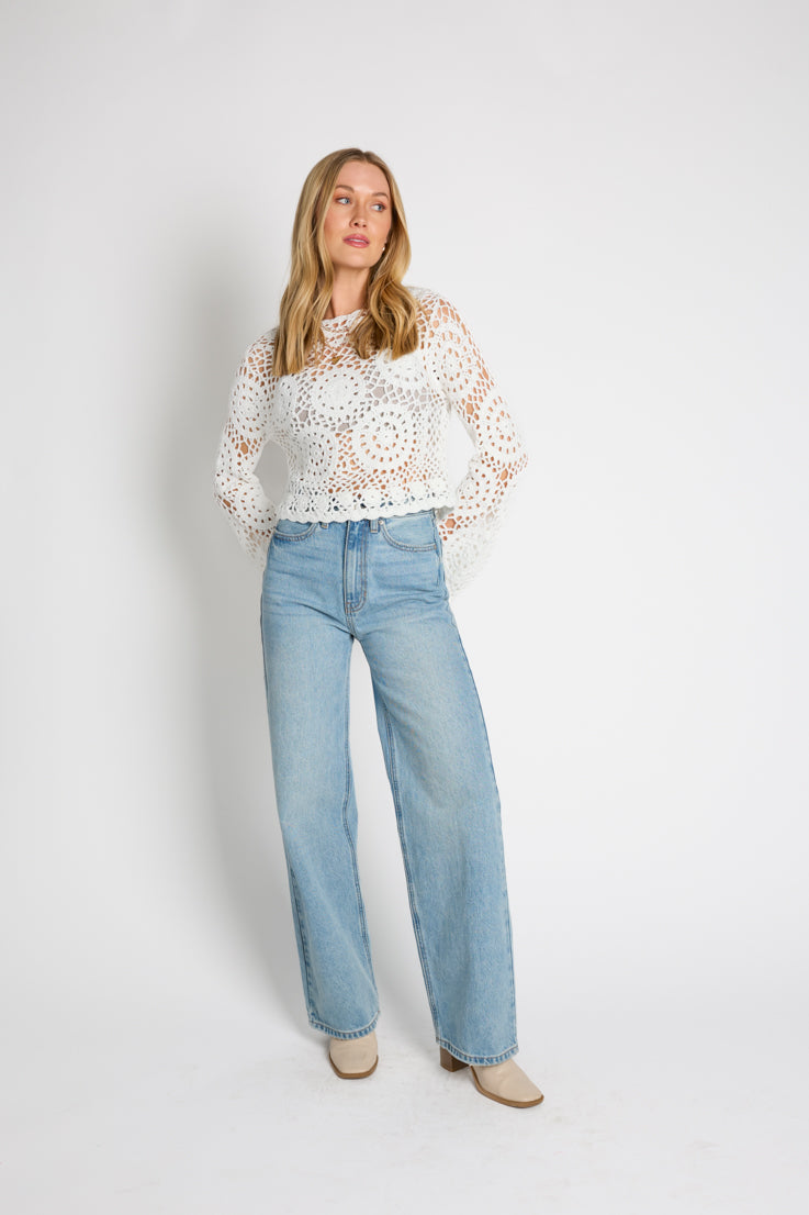 Make Friends Crochet Top