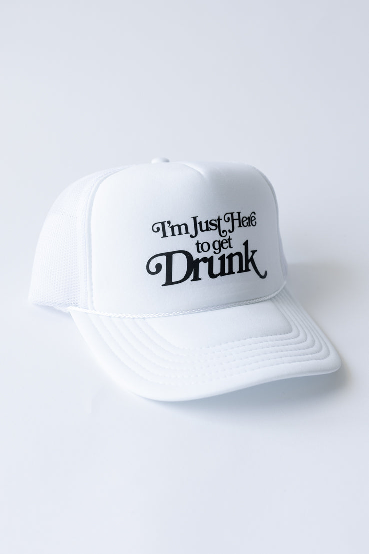 Gameday Hat - I'm Just Here to Get Drunk