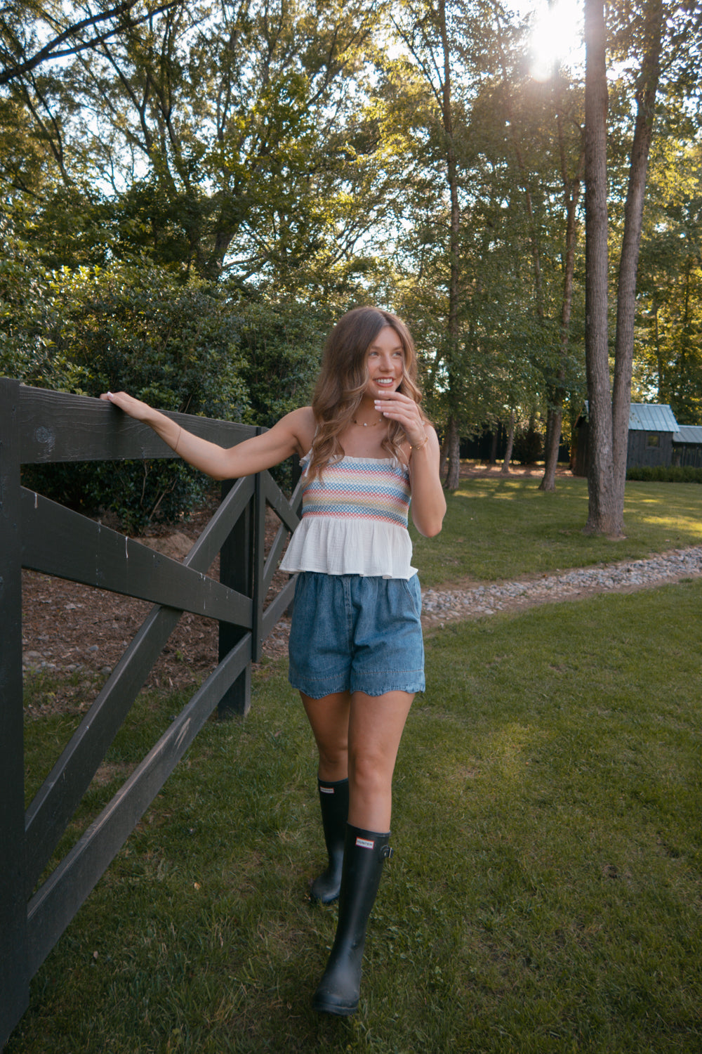 Colors of the Rainbow Top