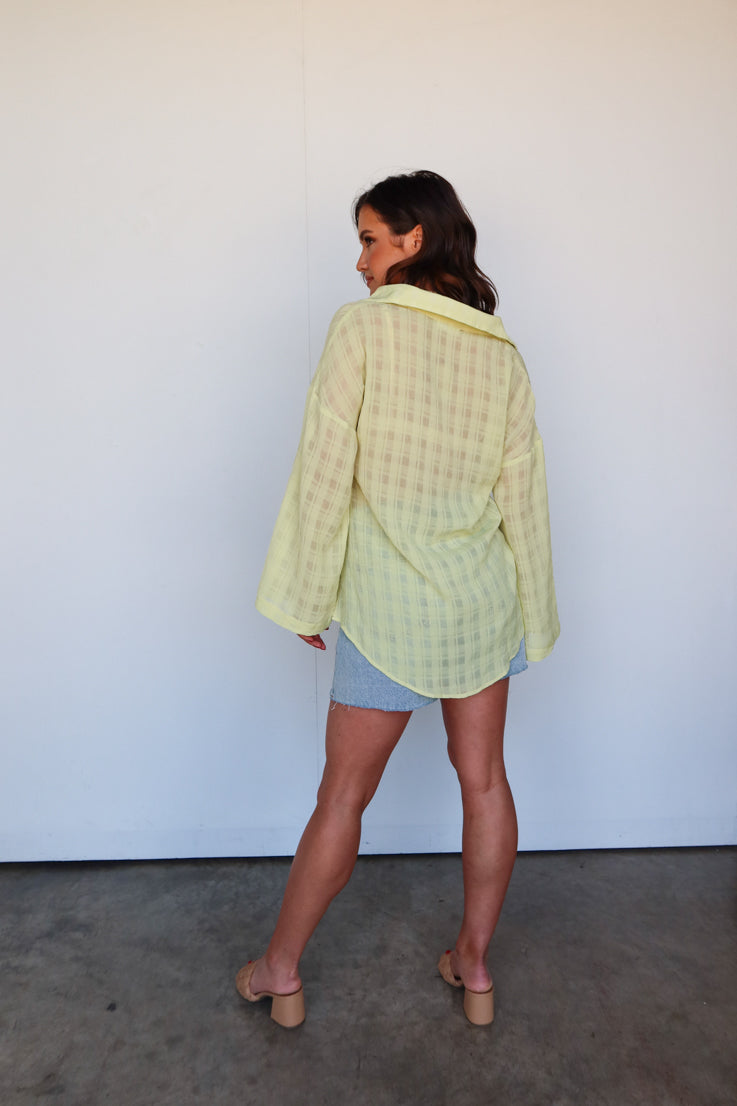Breathless Button Down Top